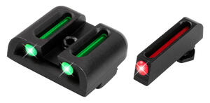 Alza y GuionTruglo P/GLOCK 20 21 25 28 29 30 31 32 37 40 41 con fibra optica