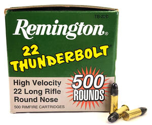 Balas Remington C.22LR Thunderbolt a granel (500)