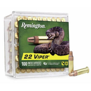 Balas Remington C.22LR VIPER  Hiper Veloc. P.S. CAJA PLASTICA (100)