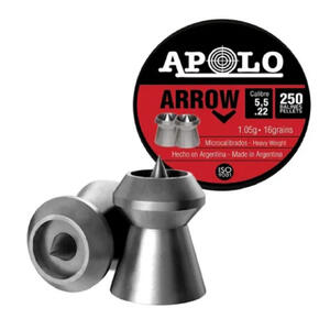 Balines Apolo Arrow lata cal.5.5mm x 250 unidades 19941