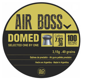 Balines Apolo Domed Air boss lata cal.7.62mm x 100 unidades  30201