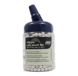 Balines ASG BB cal: 6 mm x 1000 blanco 20 gr