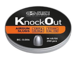 Balines JSB KNOCKOUT SLUGS  calibre 5.5 25.39gr X200
