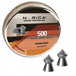 Balines Norica POINTED 4.5 X 250 lata (col)