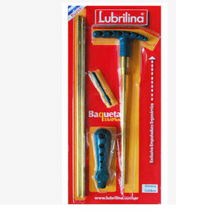 Baqueta de Aluminio Lubrilina para Escopeta 3 tr 90 cm.