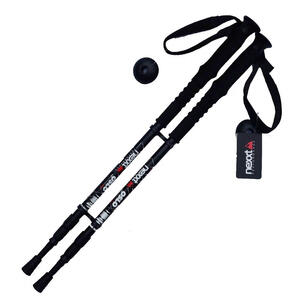 Bastones Nexxt Trekking Oslo telescopicos Aluminio par color negro