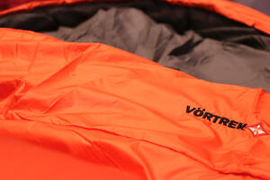 Bolsa de dormir Vortrek NITESTAR 350 naranja/gris 190+40X85cm