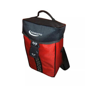 Bolso termico Foquito porta termo premium rojo/negro
