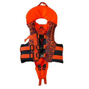 Chaleco Aquafloat niño Ski con cordon ribbon naranja fluoT01