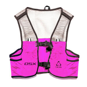 Chaleco de Running OSX TRX2.5 Dama color Fucsia/Negro 