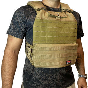 CHALECO TACTICO RBN TACTICAL PORTA PLACA 473 TAN verde marron