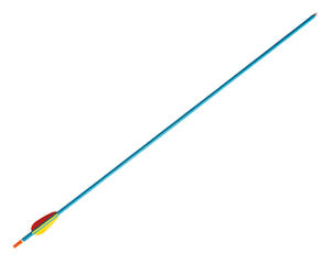 Flecha aluminio de 29" punta fija
