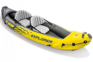 Kayak inflable Intex Explorer K2 New 312 X 91 X 51 CM+ Inflador+ 2 Remos