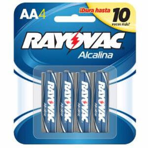 Pila Alcalina Rayovac (AA) Blister X 4 R8154