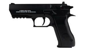 Pistola Desert Eagle Baby corredera fija polimero color negro cal 4.5 mm