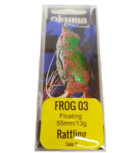 Señuelo Okuma Rana Slide Frog FG03 55mm 13 gramos color 09 Rosa y Blanco