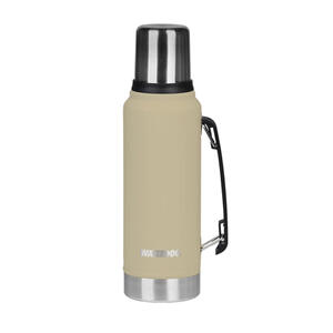 Termo Waterdog OMBU 1L Antideslizante con Manija color Beige OMBU1000CM