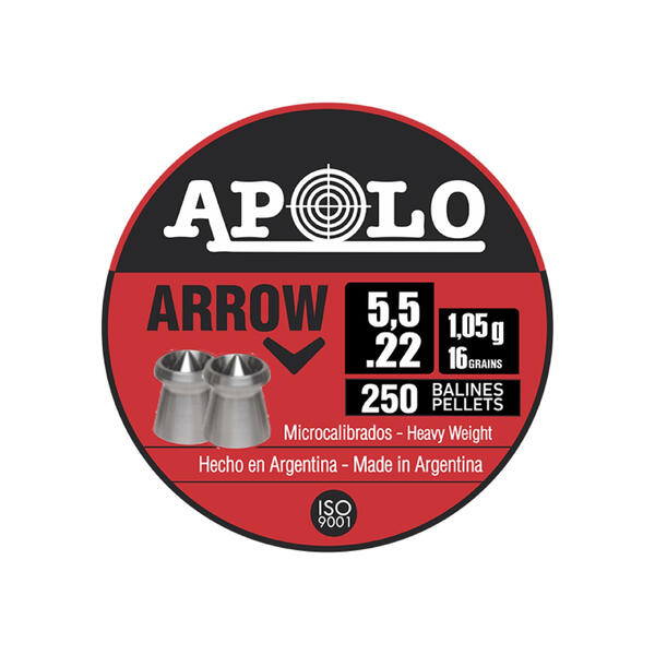 Balines Apolo Arrow lata cal.5.5mm x 250 unidades 19941