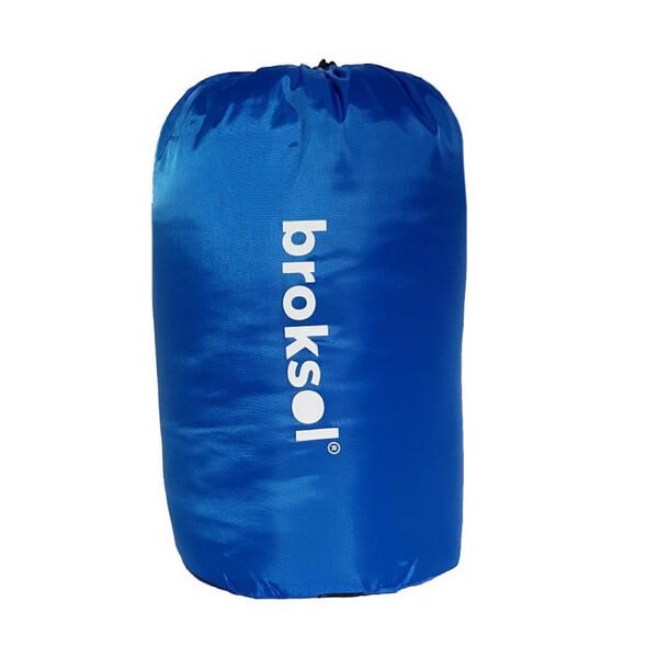 Bolsa de dormir Broksol Olivo 250 color azul medidas 230 X 80 X 55 cm