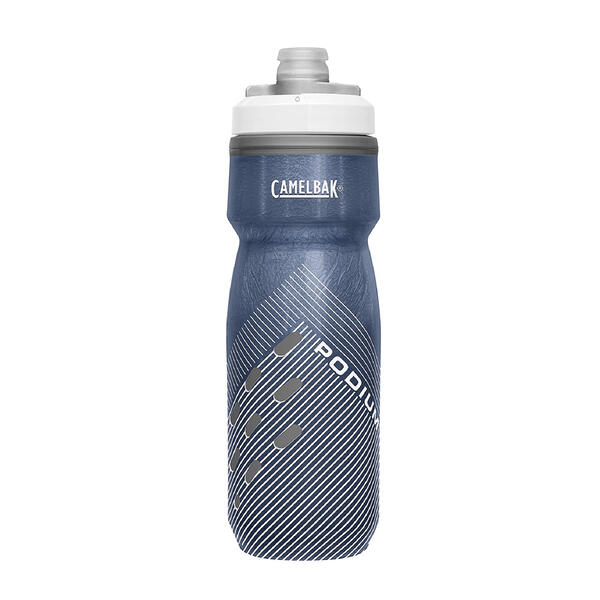 Botella Hidratacion Camelbak PODIUM CHILL 620ml color Navy Perforated (gris/blanco)