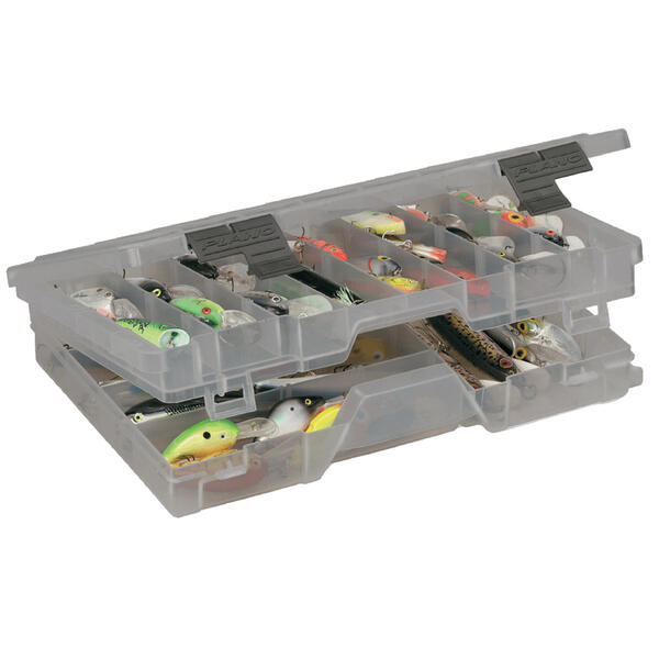 Caja para pesca Plano TwoTiered Stowaway 13-45 gris oscuro 4700-00