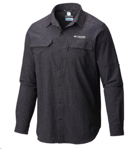 Camisa Columbia h. IRICO Titanium l/s black heat 