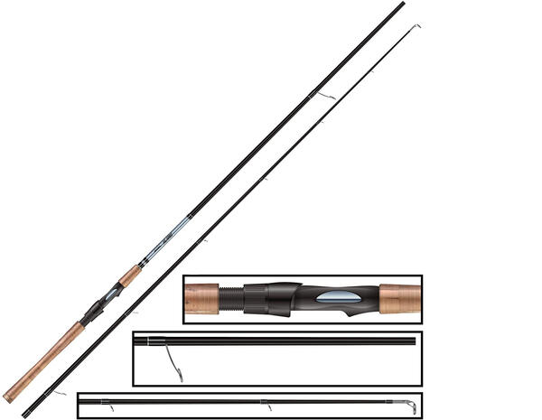 Caña Okuma Alaris ALA S 712M 2.13mtrs 2tramo de carbono 10 a 32gr (BMB)