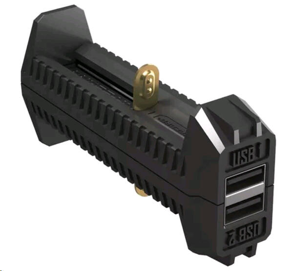 Cargador NITECORE F-2 p/bateria auxiliar portatil USB 2 slot