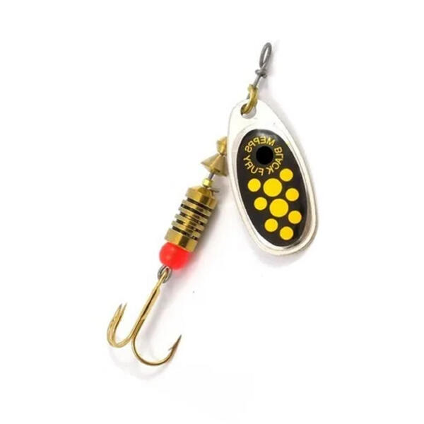 Cuchara Mepps Black Fury Ch Cbf200 N 2 Plata C/pt. Vde Fluo