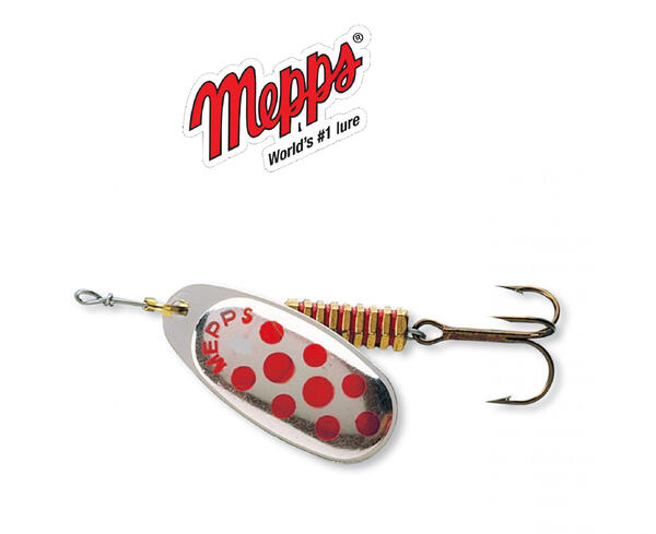 Cuchara Mepps Comet Ccr200 N 3 Plata color rojo