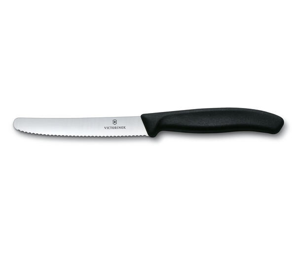 Cuchillo Victorinox tomate/salchicas negro 5.0833.B1 blister