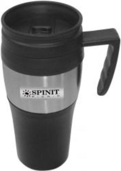 Jarro termico Spinit C05 comb. acero negro