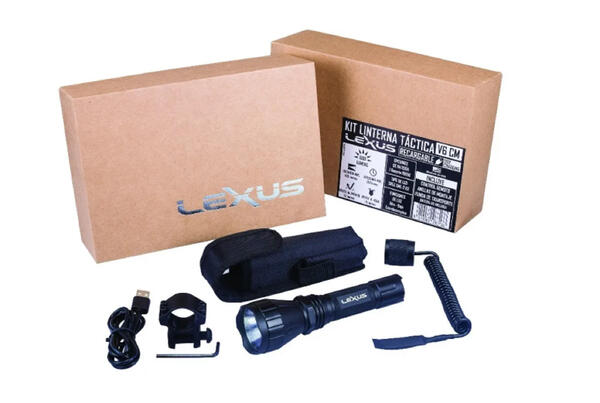 Kit Linterna tactica LEXUS V6-CM led cree XM-L2 U2 1000 lumens  + accesorios