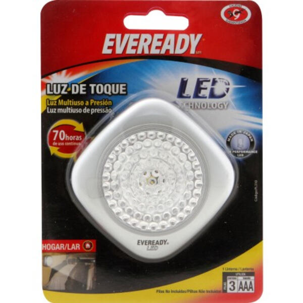 Linterna Eveready LUZ DE TOQUE PR22 2AA