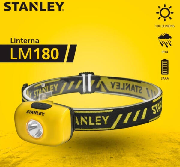Linterna Frontal Stanley led 180 LM