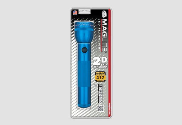 Linterna Maglite Led "2 D" Azul REBEL