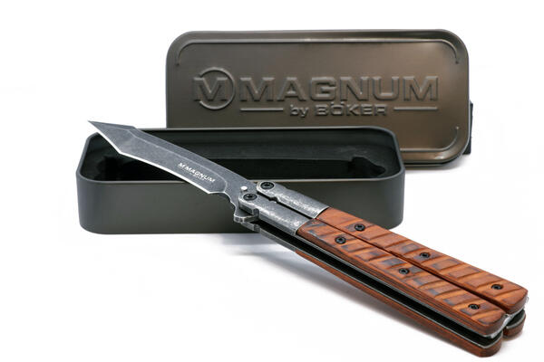 Navaja Boker Magnum Mariposa Wood MB404