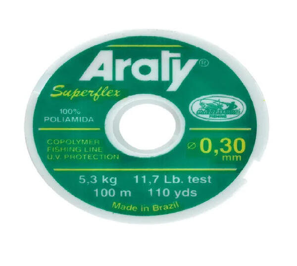 Nylon Araty superflex 0.30 X 100 Mt. natural