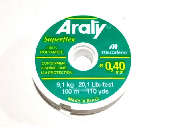 Nylon Araty superflex 0.40 X 100 Mt. natural