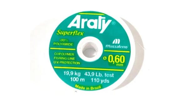 Nylon Araty superflex 0.60 X 100 Mt. natural